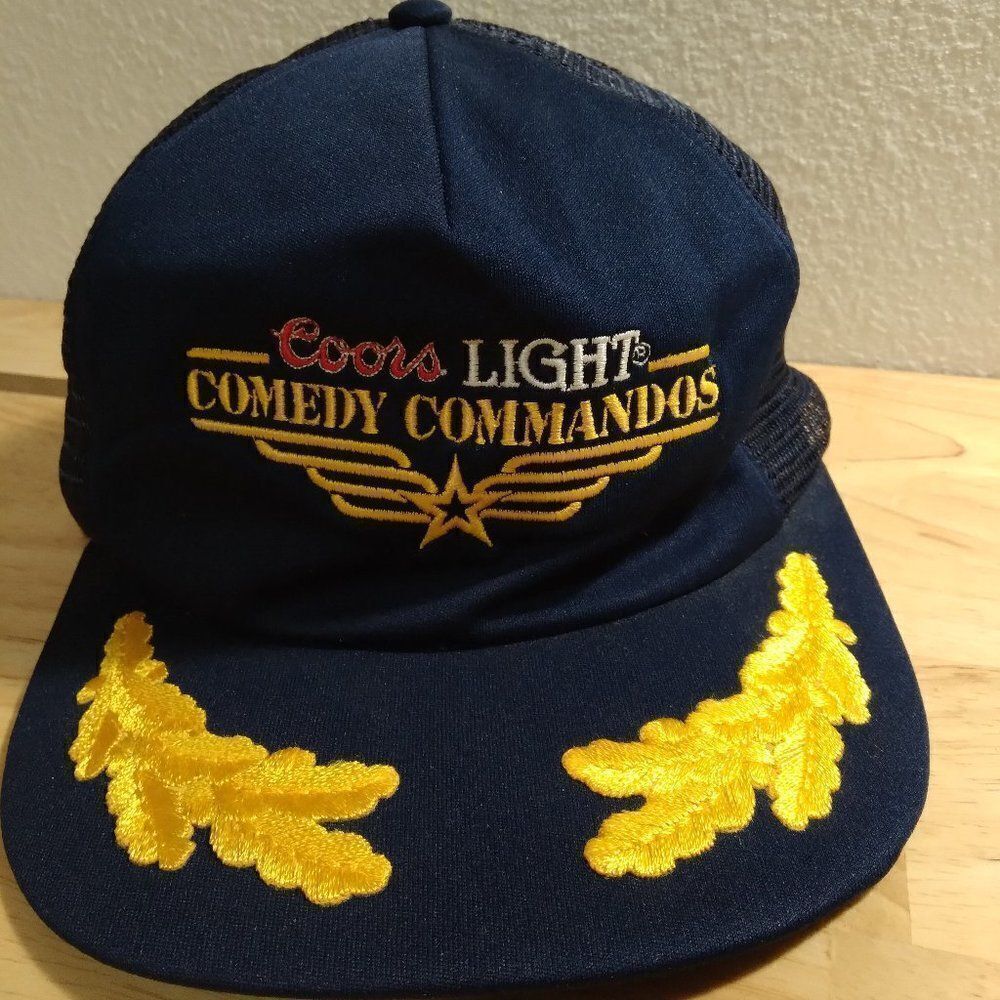 Vintage Coors Light Comedy Commandos Trucker Hat